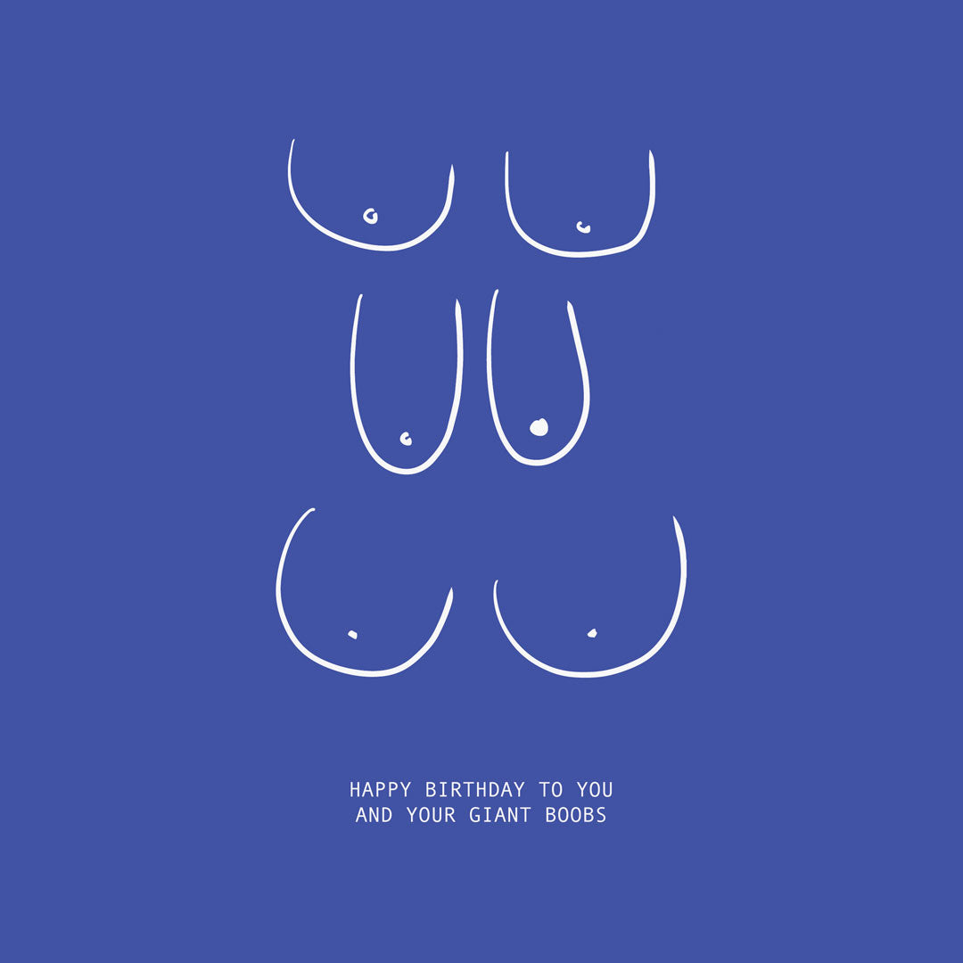 Giant Boobs Blue