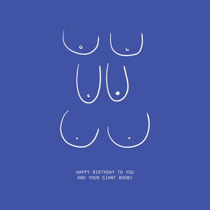 Giant Boobs Blue